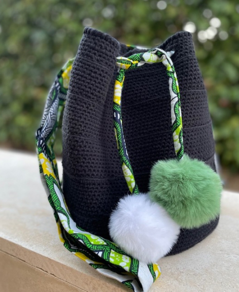 BOLSO WAKIBA NEGRO GREEN