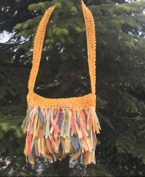 BOLSO FLECOS AMARILLO